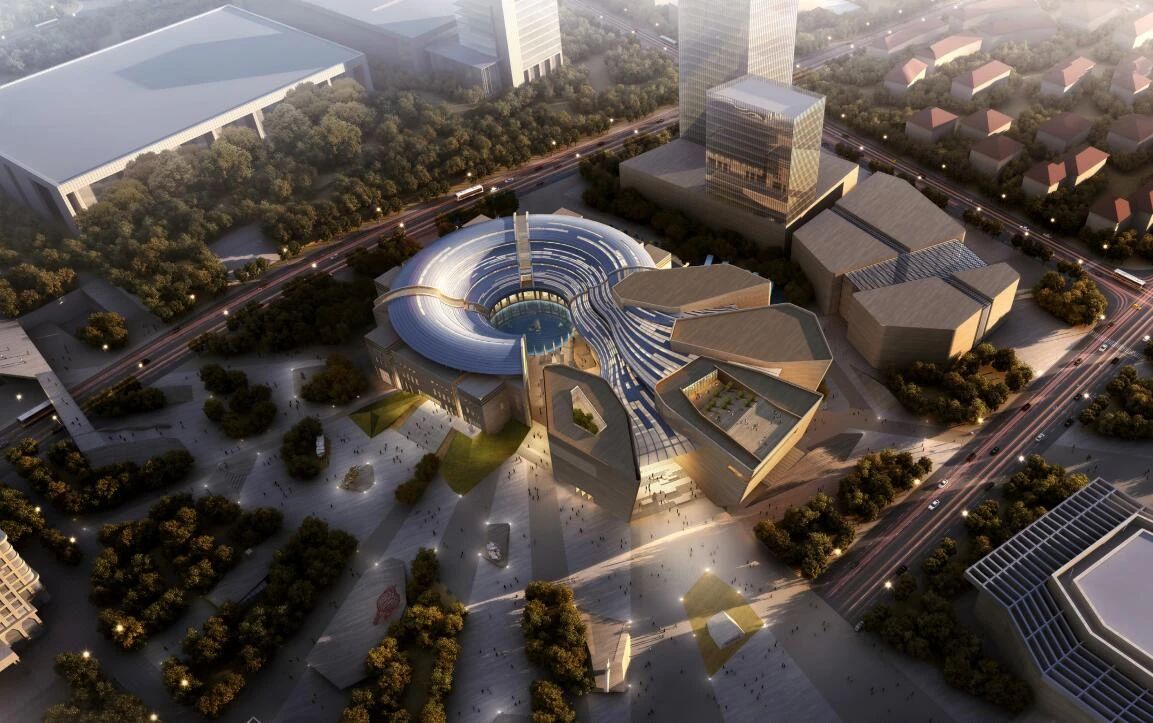 中建聯(lián)合|打造城市文化新空間，青島博物館擴建工程正式開工(圖6)